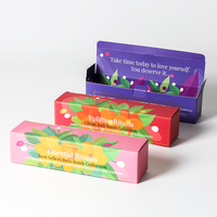 Boîtes d'extrémité en carton blanc ivoire pur de luxe personnalisées éponge expédition en gros accessoires pour crème contour des yeux nettoyant pour le visage