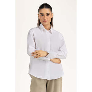 เสื้อเชิ้ตลำลองผ้าป๊อปลินเรียบง่าย รุ่น WM-CS-WS25-006 ทรงปกติ - Product Image 2