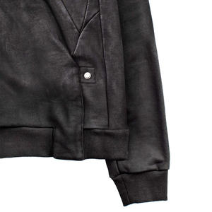 Sudaderas con capucha de mezcla de algodón 2025 Gsm personalizables para hombre 350, sudaderas con capucha de invierno bordadas básicas de gran tamaño con forro polar de alta calidad - Product Image 3