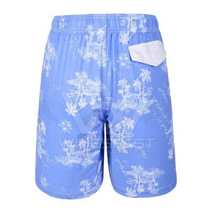 กางเกงขาสั้นผ้าฝ้ายระบายอากาศสำหรับผู้ชายกางเกงขาสั้นผ้าฝ้ายพิมพ์ลายซับลิเมชันสำหรับผู้ใหญ่ - Product Image 3