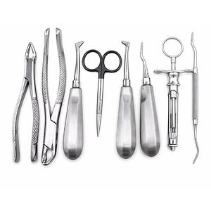 Kit de 12 instruments chirurgicaux dentaires de qualité supérieure, ensemble d'extraction chirurgicale, outils dentaires en acier inoxydable, kit d'extraction dentaire, USA - Product Image 3