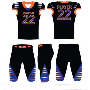 Maillot de football américain unisexe MONO RIDER en Spandex/Polyester, antibactérien, brodé, séchage rapide, grandes tailles, ensemble pour vêtements de sport - Product Image 3