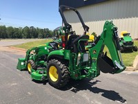 Tracteur John Deere d'occasion 4x4 avec cultivateur rotatif, moteur et moteur électrique, machines agricoles à haute productivité