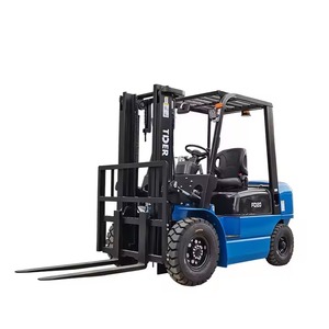 TDER Large Fork Lift 10 Ton 12 Ton Carretilla elevadora diesel Buen precio para la venta - Product Image 1