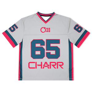 Boxy Fit Mesh Football American Jersey Retro Streetwear Camiseta deportiva de gran tamaño y recortada para adultos Tallas grandes Transpirable - Product Image 6