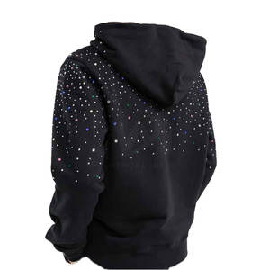 Sweat-shirts à strass pour hommes sur mesure, prix bas, service OEM, vêtements basiques pour hommes, sweat-shirts à strass grandes tailles - Product Image 4