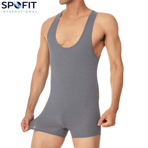 ชุดยกน้ำหนักแบบสั่งทำปี 2026 สำหรับผู้ชาย ชุดยูนิฟอร์มยกน้ำหนัก ตะเข็บเย็บอย่างดี ชุดมวยปล้ำแบบย้อมสีพื้น - Product Image 6