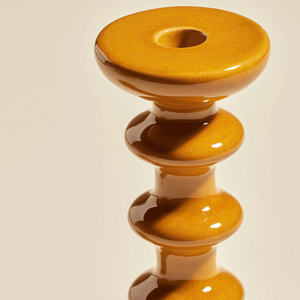 Élégant Laque Ovale Fait Main Écologique Bougeoirs Noël Décoration de la Maison Léger Luxe Style Vietnam Grossiste - Product Image 3