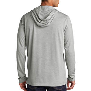 Camisetas casuales grises Sudadera con capucha OEM Jersey de algodón ligero Camisetas con capucha de manga completa - Product Image 2