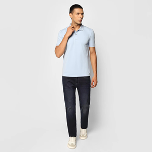 T-shirt de golf décontracté 2025 personnalisé avec logo, respirant et confortable pour homme - Product Image 4