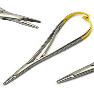 Porte-aiguilles Mathieu de haute qualité, pinces en acier inoxydable, instrument chirurgical de base - Product Image 4