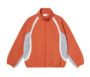 Conjunto de Pantalones y Chaqueta Cortavientos de Nailon Ligero y Transpirable con Cremallera y Logotipo Personalizado, Diseño de Dos Piezas con Parches, para Hombre, en Poliéster - Product Image 1