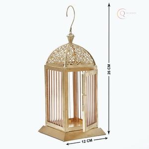 Premium Metal Candle Holder <b>Lantern</b> Classic Design | Waterproof Portable | Customizable Color Logo | for Home Hotel Event - Product Image 2