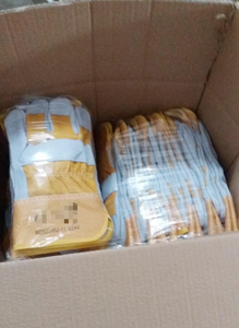 Guantes de Protección de Alta Calidad de 10.5 Pulgadas, Grado AB, Anti-Corte, de Piel de Búfalo, para Trabajos de Construcción y Protección para Hombres - Product Image 6