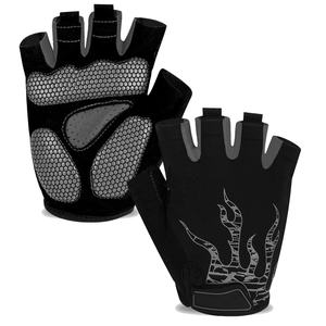 Gants de cyclisme personnalisés demi-doigt Nouveau design à la mode pour la course Gym Fitness Haltérophilie-Accessoires de protection - Product Image 6
