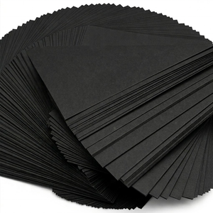 Papier cartonné noir de haute qualité 787*1092mm, papier <span class=keywords><strong>Bristol</strong></span> noir, papier pour tableau noir 889*1194mm pour cartes de vœux, fourni par l'usine - Product Image 1
