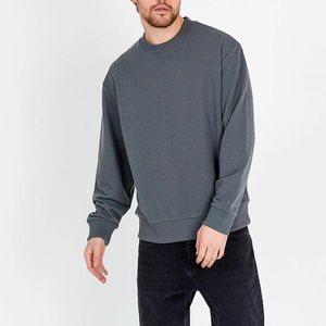 Sudaderas Personalizadas de Alta Calidad, Suaves, 100% Algodón, Felpa, Hombros Caídos, Cuello Redondo, Talla Grande, 400 g/m², Acanaladas, para Hombre - Product Image 6