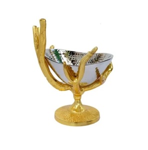 Cuenco decorativo en aluminio Mesa Premium de lujo Diseño único decorativo Cuenco decorativo para el hogar. - Product Image 5