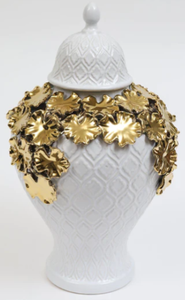 Pot de gingembre de table avec matériau de qualité supérieure enduit de couleur blanche de dernière conception pour les fournitures de décoration d'hôtel à la maison - Product Image 2