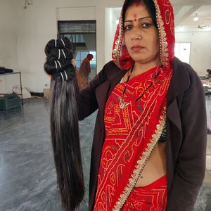 100% Pas Cher Naturel Cuticule Alignée Vierge Tissage Vendeur Noir Soyeux Droite Bundles Raw Indian Temple Extensions de Cheveux Humains - Product Image 3