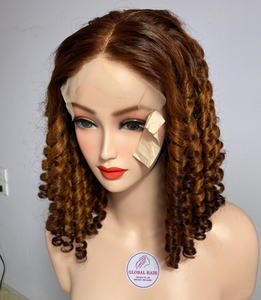 Vente chaude cheveux vierges 13x6 13x4 10a hd dentelle frontale 32 pouces 22 pouces perruques avant cheveux humains bob crépus bouclés os droits - Product Image 5