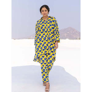Women's Summer Breathable Lightweight Wrinkled Slub <b>Trousers</b> with Elastic Waist Adjustable XL - Product Image 3