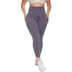 Mallas de mujer transpirables y de alta calidad para ropa de yoga/mallas de mujer holgadas de talle alto de talla personalizada y color - Product Image 6