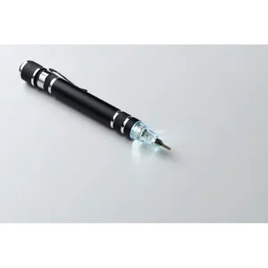 Penna tubolare multiuso riciclata, gadget sostenibili - Product Image 3