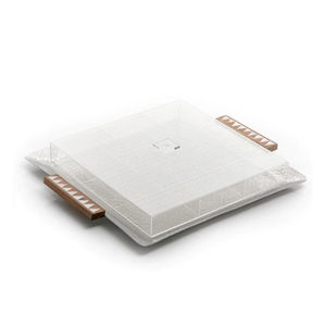 Vente en gros plateau à dessert poli personnalisé plateau de service sans danger pour les aliments fruits secs et chocolat en métal de luxe pour hôtels et maison - Product Image 4