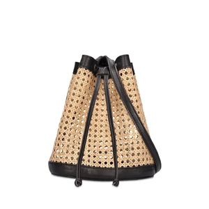 กระเป๋าทรงถังหวายสไตล์โบฮีเมียนวินเทจสำหรับสุภาพสตรีกันน้ำแบบพกพามีพู่เปิดแบบสายเดี่ยวทันสมัย - Product Image 4