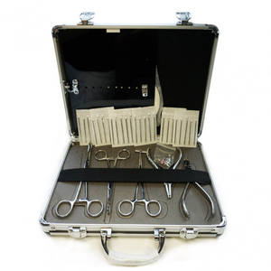 Kit de herramientas para perforaciones corporales de primera calidad, 5 uds., alicates para orejas y nariz, Kit de herramientas para perforaciones, fórceps de esponja con estuche - Product Image 1