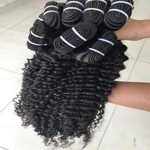 Lot de Cheveux Indiens Remy de Temple 100% Naturels, Double Trame, Donneur Unique, Bouclés Profonds, Prêts à l'Exportation, 20'' - Product Image 5