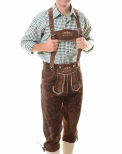 Bavarian Lederhosen Pantalones/Pantalones para hombres Pantalones de alta calidad - Product Image 4