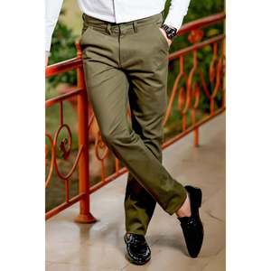 Pantalones de jogging Unze London para hombre, 100% algodón, antiarrugas, para todas las estaciones, color liso, con bolsillos laterales y detección de agujas. - Product Image 1