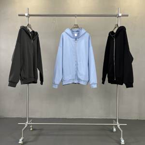 Survêtements avec broderie personnalisée pour hommes Sweat cargo en coton coupe ajustée Sweatshirts à capuche et sweatshirts brodés pour hommes - Product Image 5