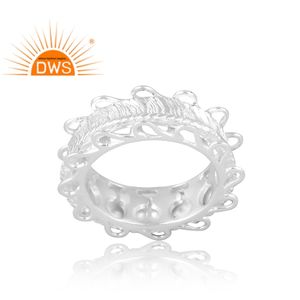 Anillo de Plata de Ley 925 de Alta Calidad, Joyería Personalizada para Mujer, Regalo para Ella. - Product Image 1