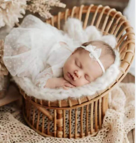 Pouf nouveau-né multifonction écologique pour accessoires de photographie intérieur/extérieur Lit polyvalent pour séance photo de bébé pour le salon - Product Image 2