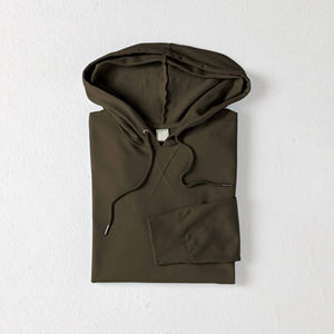 Sweat-shirt à capuche pour homme en molleton 100% coton, épais, avec impression en relief, col doublé, style streetwear, coupe oversize - Product Image 4