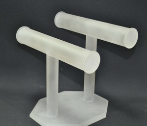 2025 nouveau Design élégant usine personnalisé clair magasin de bijoux compteur acrylique bijoux porte-anneau acrylique clair cône anneau support - Product Image 5