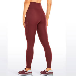 Mujeres Yoga Fitness deporte cintura media levantamiento de glúteos mallas de entrenamiento pantalones elásticos de entrenamiento de gimnasio sin costuras de secado rápido mallas ecológicas - Product Image 3