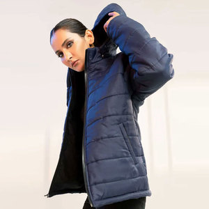 New Arrival Breathable <b>Jacket</b> Spring and Autumn Zipper Hooded Puffer <b>Long</b>-sleeved Custom Design Puffer <b>Jacket</b> - Product Image 6
