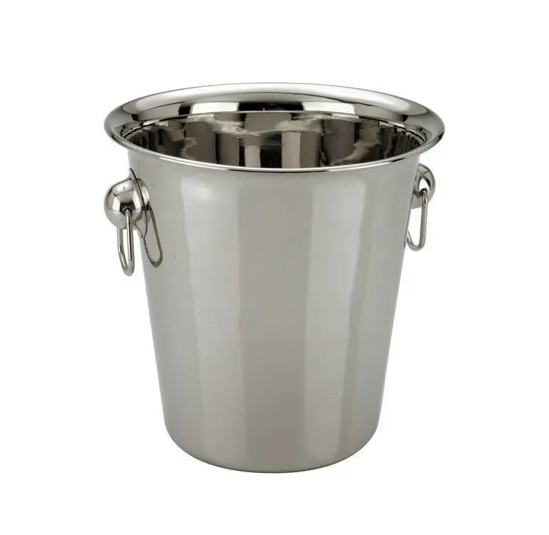 Antique Mirror Polished Design Steel Ice Bucket Manufacturer Custom Handmade Design Metal Barware Ice Bucket Supplier