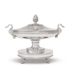 Réchaud classique élégant en acier inoxydable avec finition décorative parfait pour servir les invités lors de rassemblements de style banquet - Product Image 6