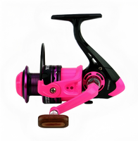 Moulinet de pêche spinning à bobine métallique, poignée en bois, rapport de transfert haute vitesse, pour eau salée et eau douce, surfcasting