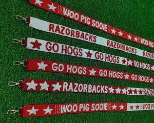 Sangle de remplacement large pour sac à bandoulière, brodée et perlée, motif lettres rouges, avec fermoir métallique, pour sac à main ou sac de sport - Product Image 6