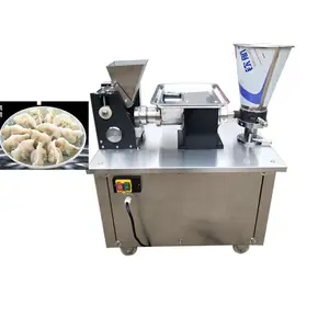 Totalmente Automática Máquina De Aço Inoxidável Samosa Itália Ravioli Momo Wrapper Wonton Gyoza Máquina Bolinho Automático