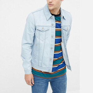 เสื้อแจ็คเก็ตยีนส์ผู้ชายไซส์ใหญ่ ระบายอากาศได้ดี น้ำหนักเบา เหมาะสำหรับใช้งานกลางแจ้ง ปกคอพับได้ สีและขนาดตามสั่ง - Product Image 4