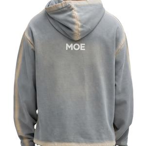 Sudadera con Capucha Extra Grande para Hombre, Estilo Vintage Lavado, Corte Holgado, Ropa Urbana Personalizada, Sudadera de Algodón y Poliéster con Forro Polar, Fabricante de Sudaderas con Capucha OEM ODM - Product Image 3