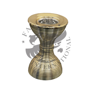 Quemador de incienso de acero inoxidable y madera hecho a mano al por mayor con diseño de fregona Bakhoor decoración del hogar para uso aromático de temporada de otoño - Product Image 3