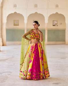 Elegante Chinon con Bordado Lehenga Choli, Fabricante y Proveedor de Moda Femenina de Surat a Precio Económico - Product Image 5